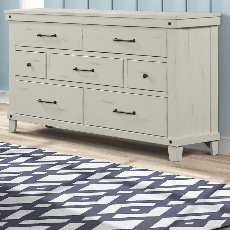 7 Drawer Dresser - White by Unique Piece Furniture