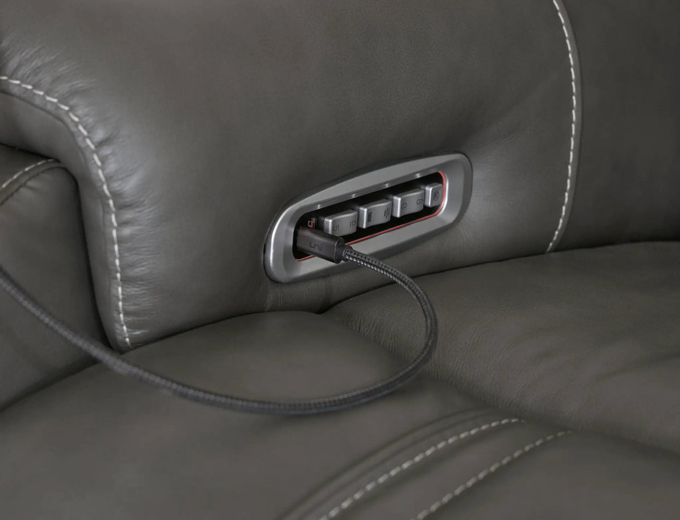 5Z - Pittson - Power Reclining Sectional by Unique Piece Furniture
