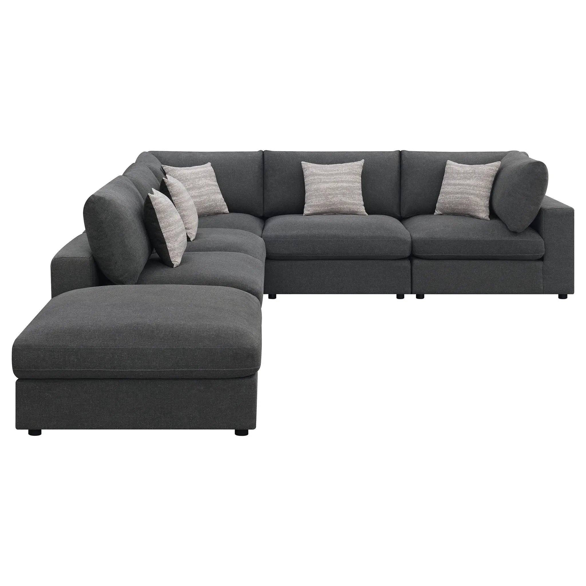 Rhette - Upholstered Sectional by HouseOfZazla