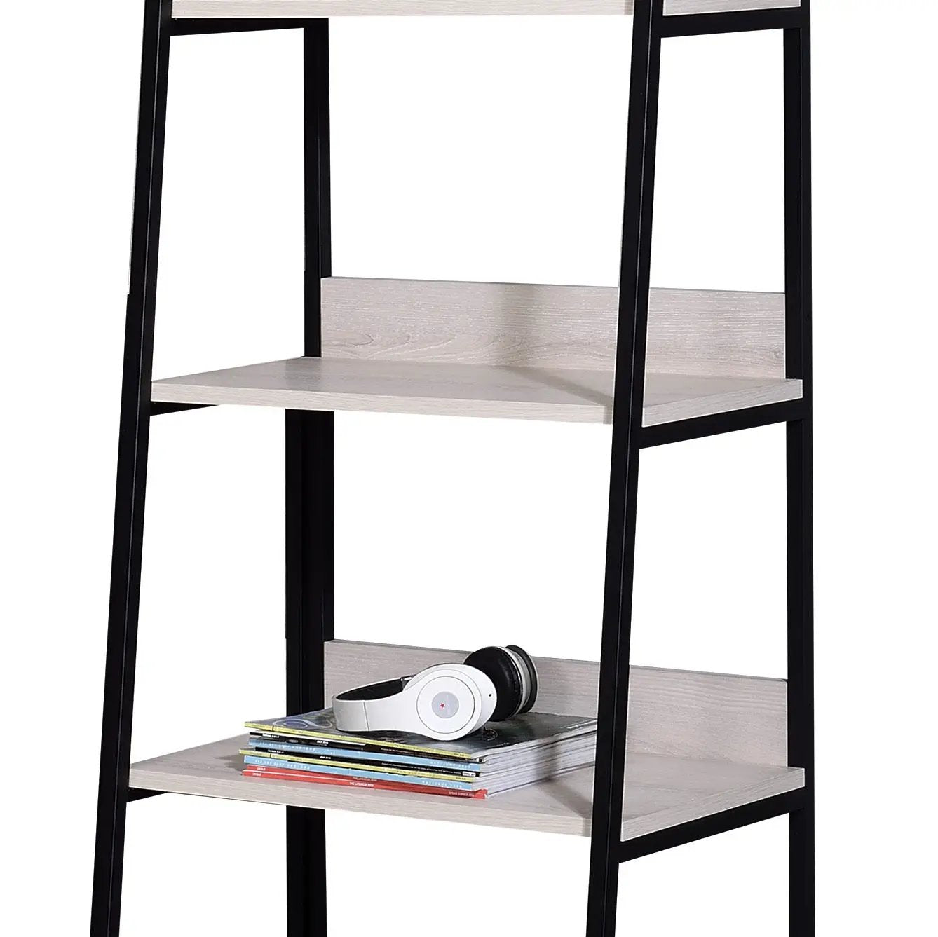 Wendral Natural & Black Finish 24"W Bookshelf by HouseOfZazla
