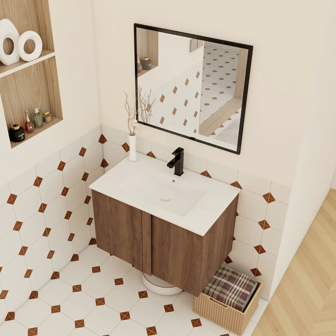 Floating Bathroom Vanity With Sink Combo by HouseOfZazla