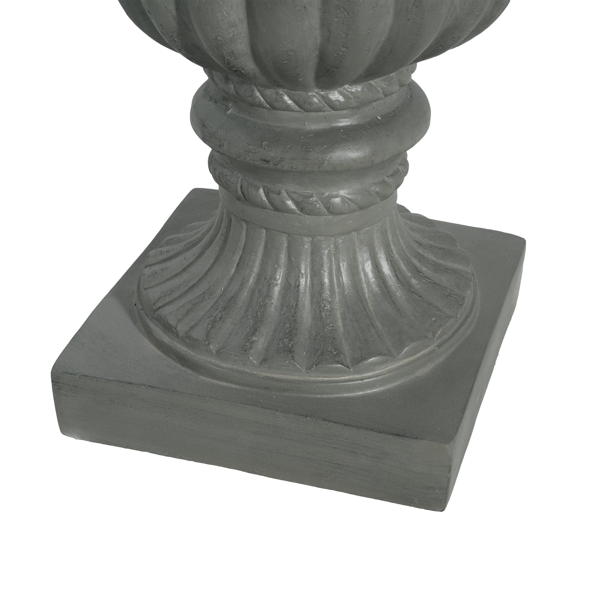 Outdoor Garden Urn Planter, Gray by HouseOfZazla