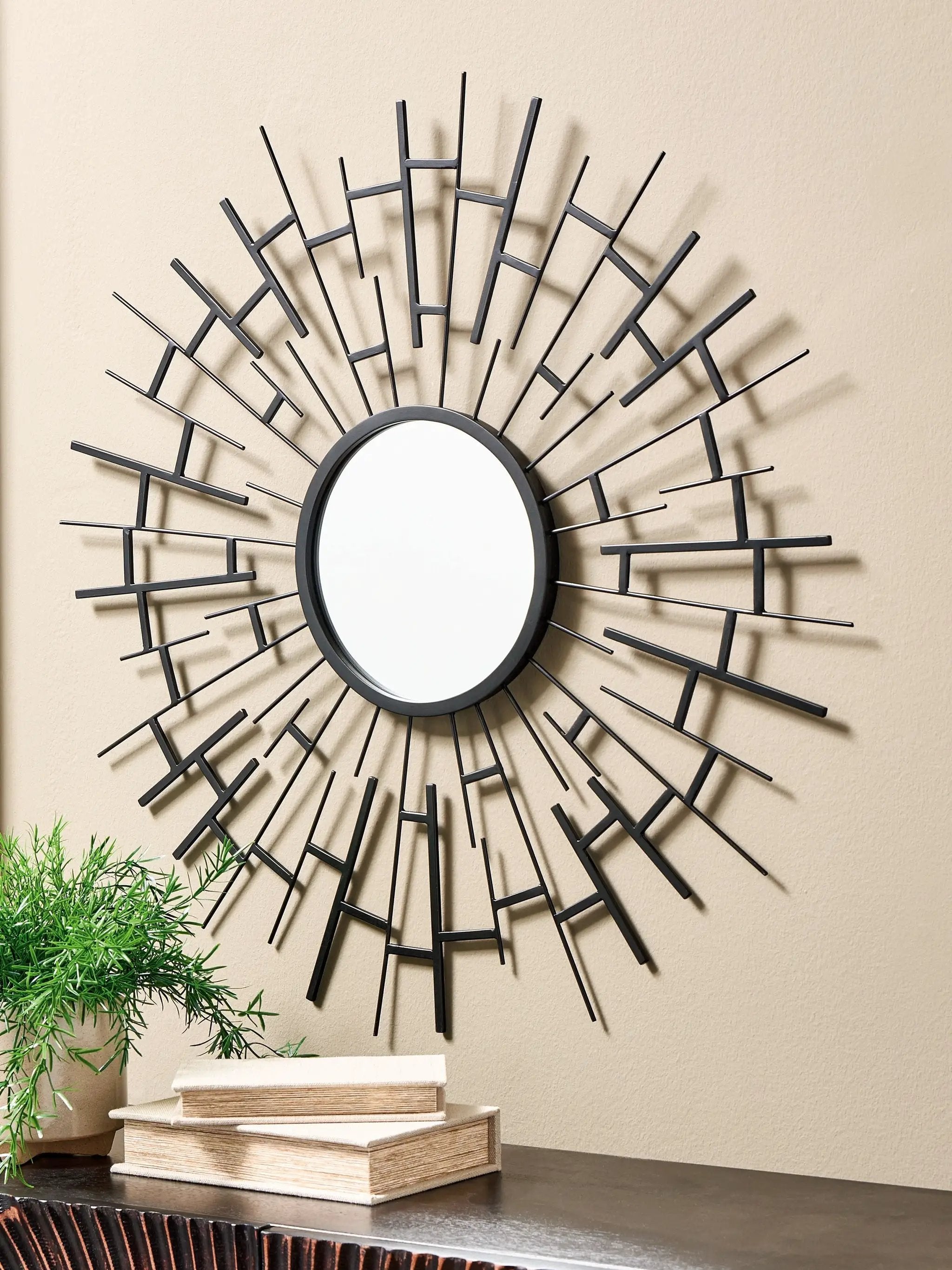 Garrenworth - Accent Mirror - Black by Unique Piece Furniture