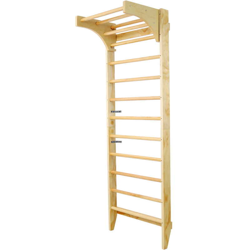 Swedish Ladder, Stall Bars Set For Physical Therapy & Gymnastics - Natural by HouseOfZazla