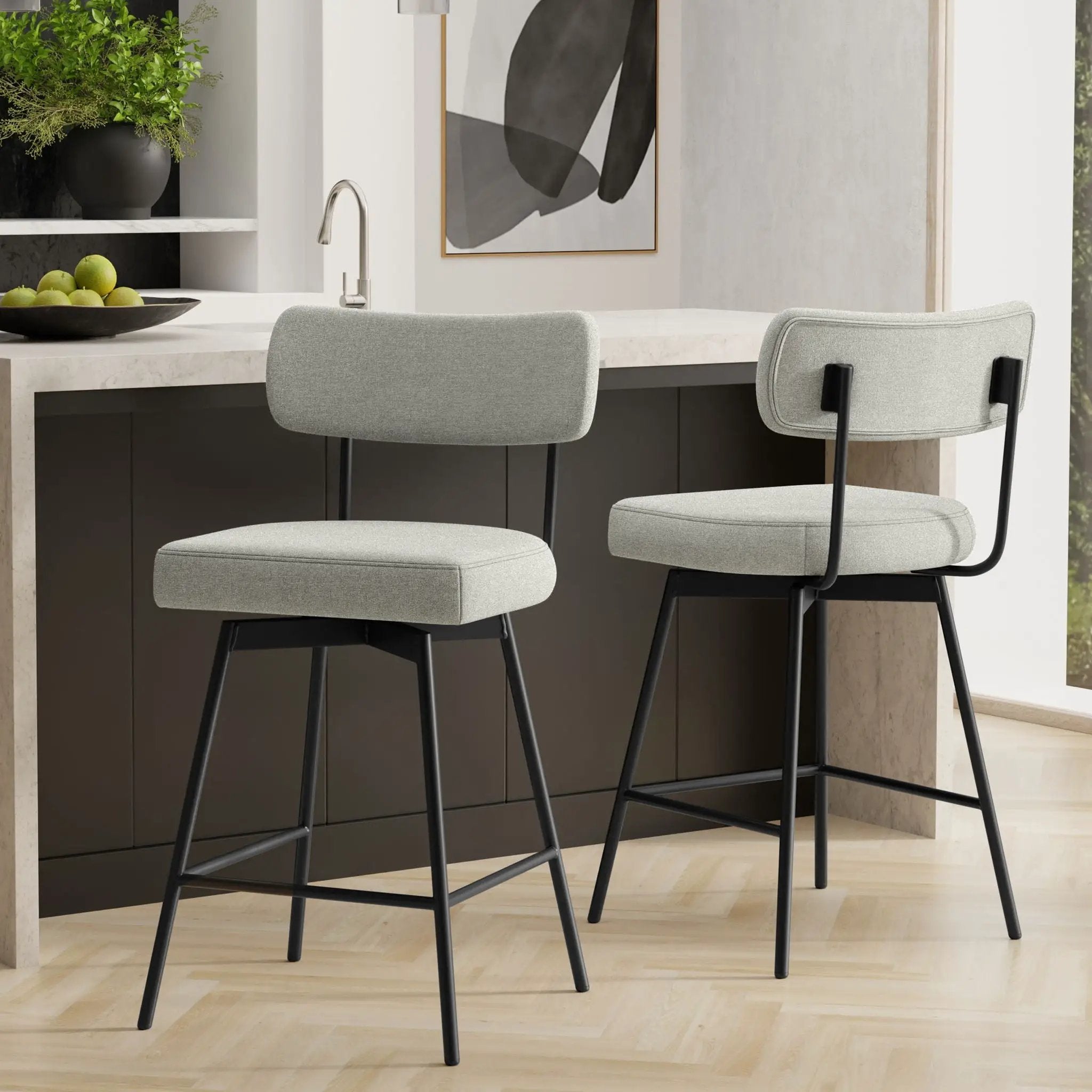 Giselle - Swivel Counter Height Stool (Set of 2) by Unique Piece Furniture