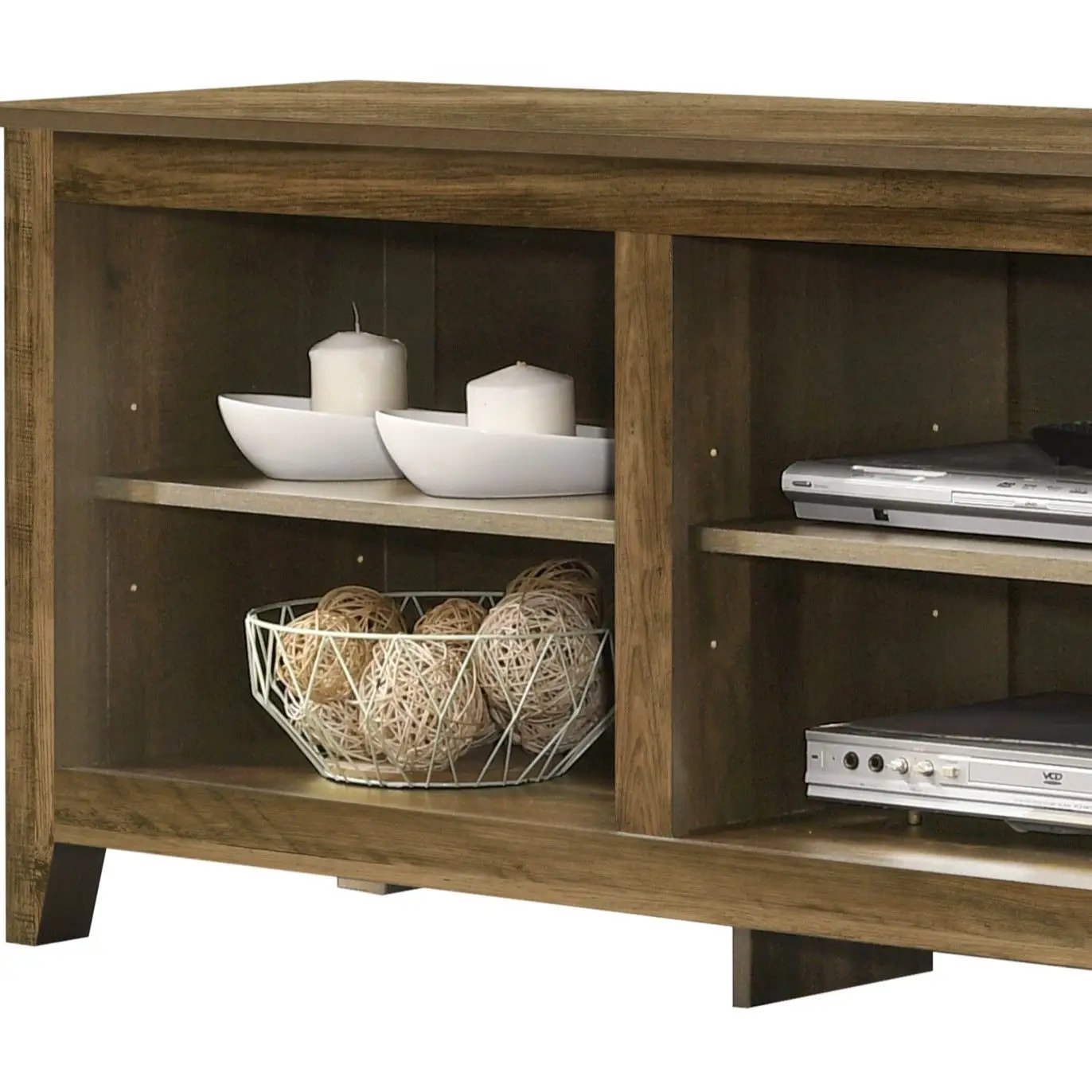 Benito - TV Stand With Open Shelves And Cable Management by HouseOfZazla
