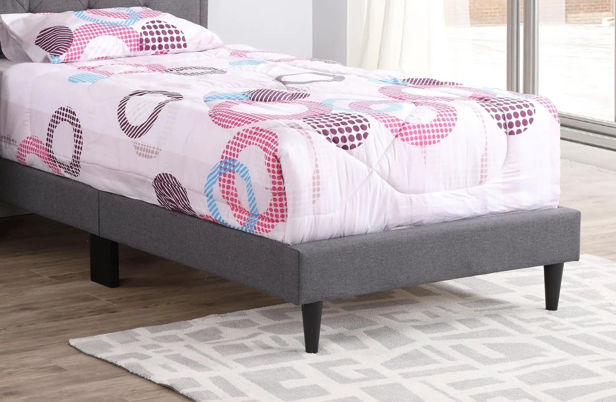 Button Tufted Bed Charming For Cozy Spaces by HouseOfZazla