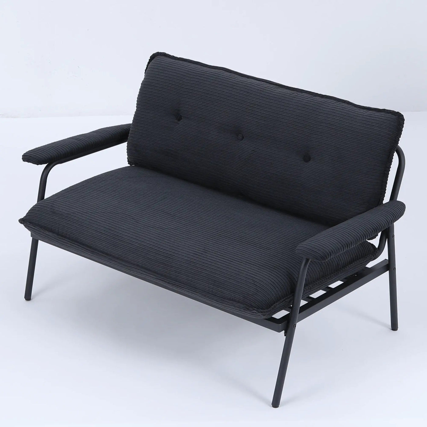 Modern Metal Frame Sofa With Sponge Filling For Compact Spaces And Versatile Use by Unique Piece Furniture