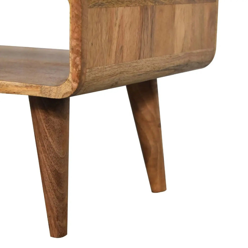 Solid Wood Open Media Unit by HouseOfZazla