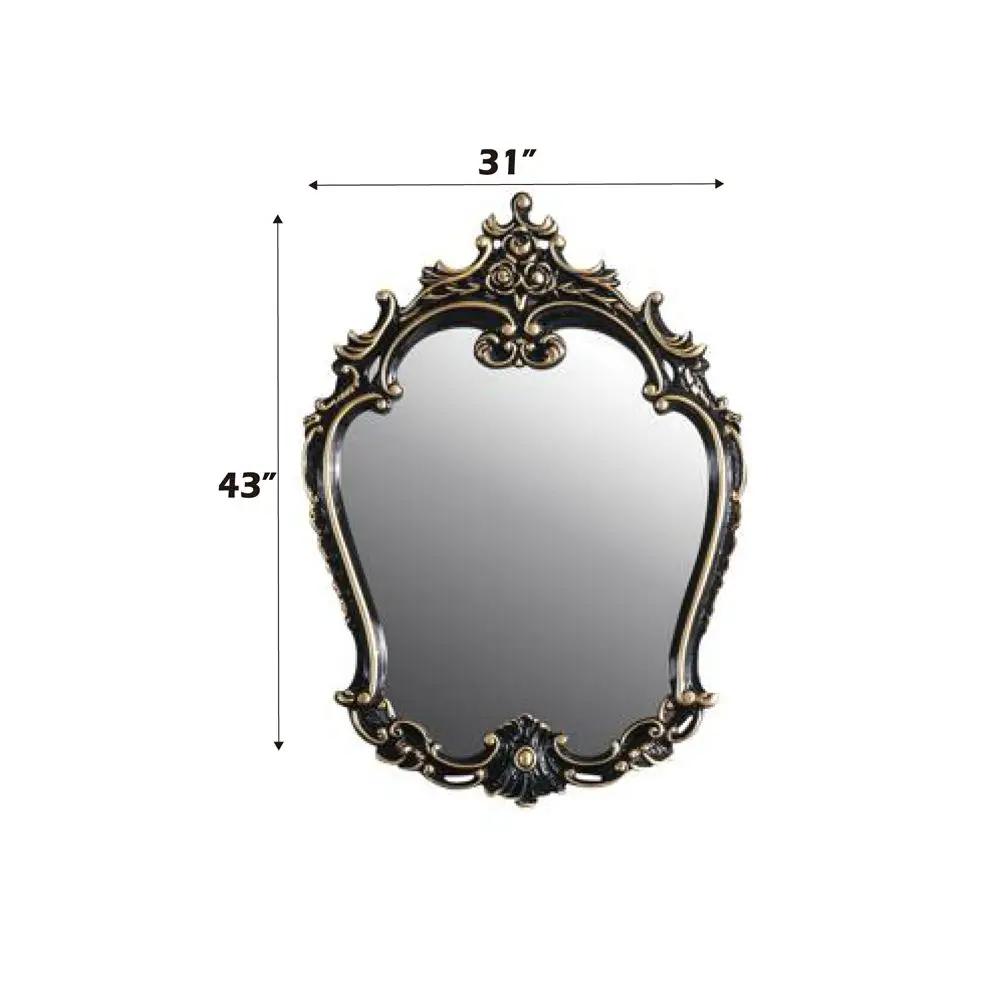 Betria - Mirror - Gold & Black by Unique Piece Furniture