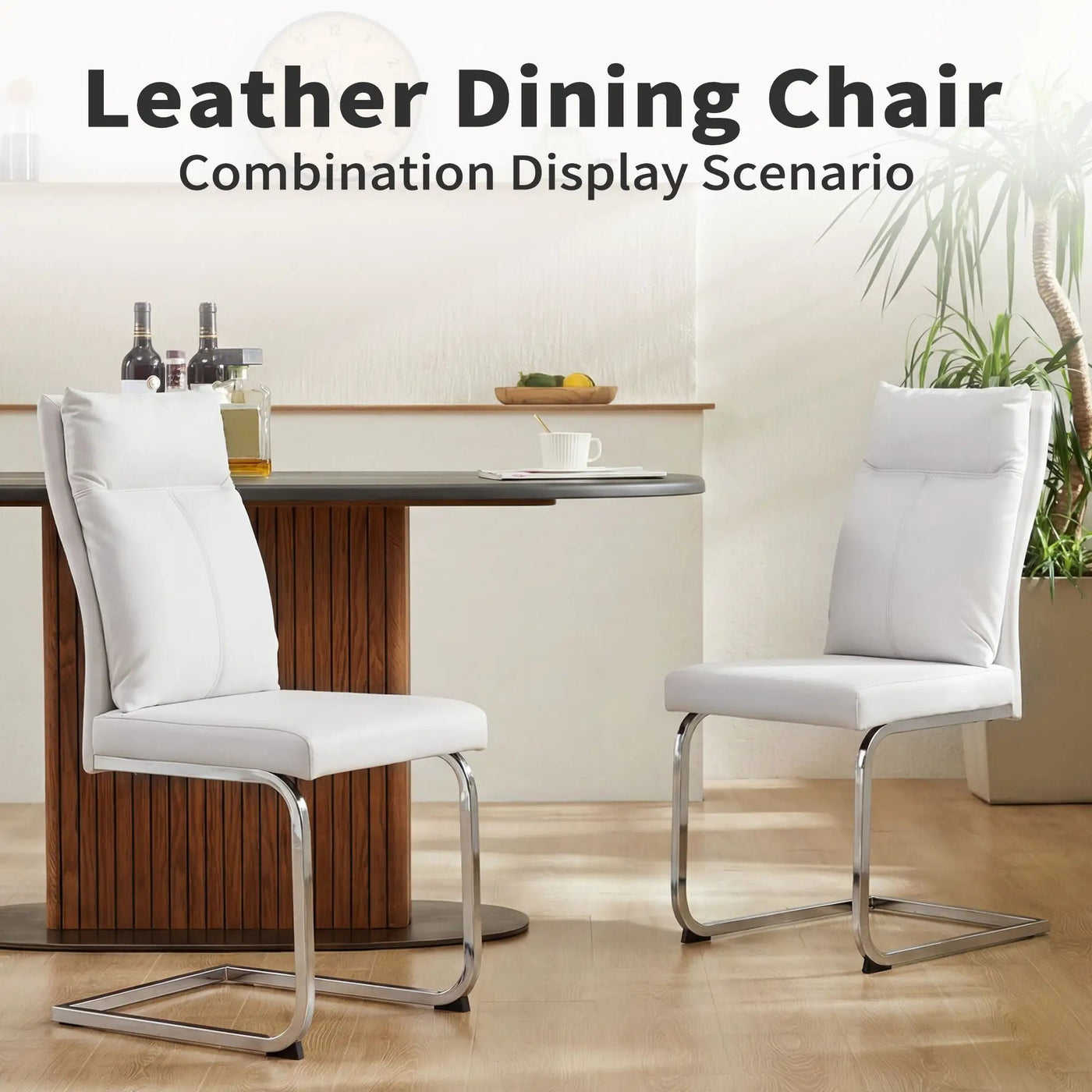 Modern Dining Chair SetWith Soft Cushion Backrest (2 Pieces) by Unique Piece Furniture