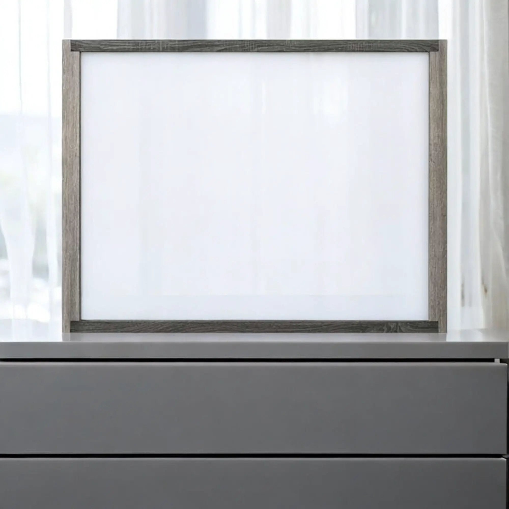 Jehoram - Mirror - Gray by Unique Piece Furniture