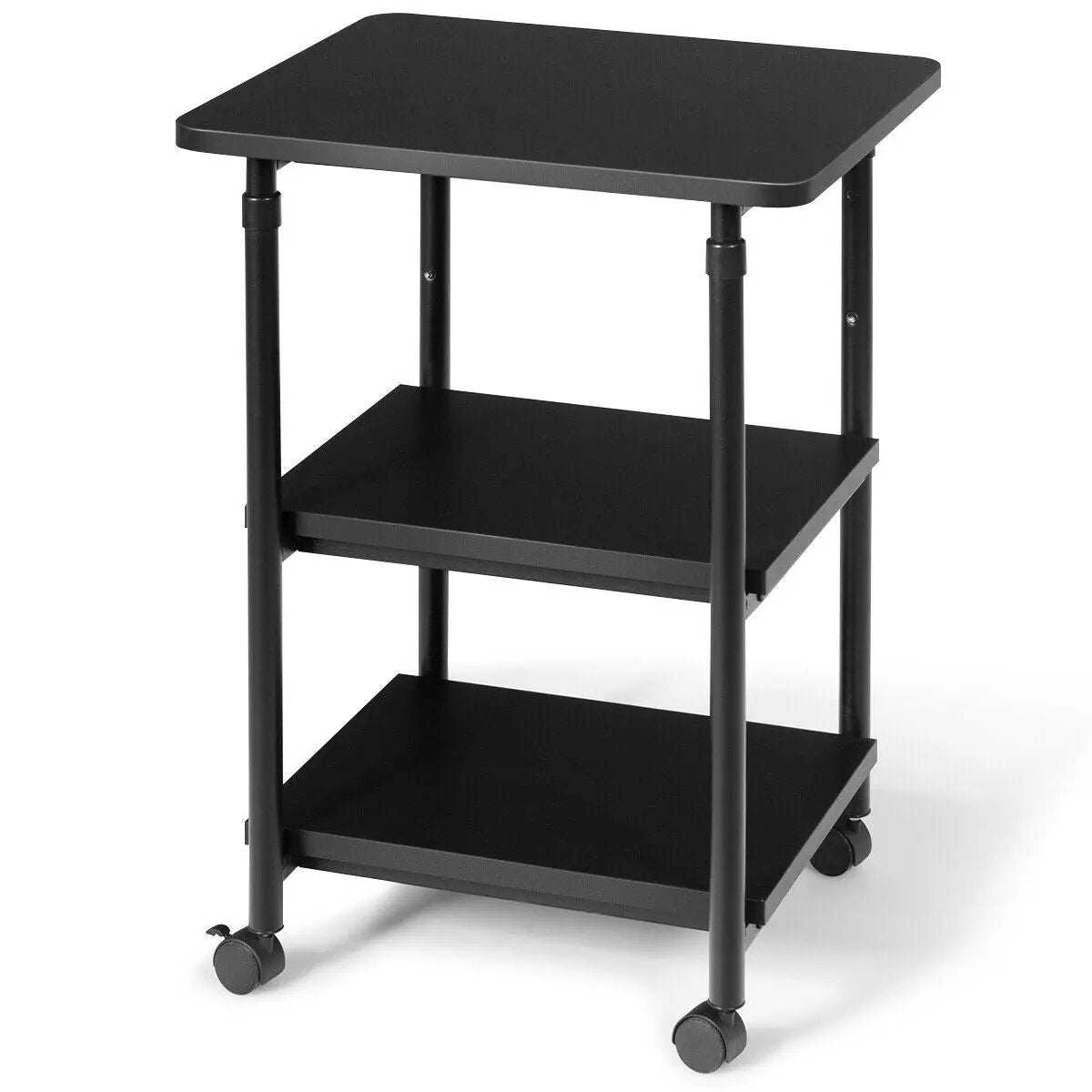 3-tier Adjustable Printer Stand with 360° Swivel Casters, photo 9 of 10