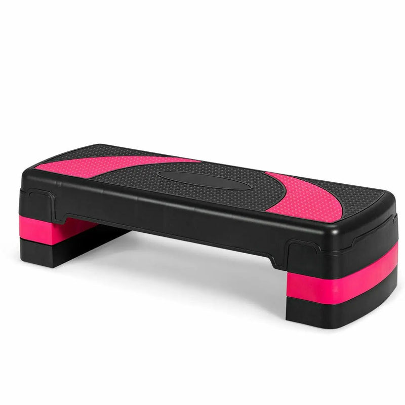 31 Inch Adjustable Exercise Aerobic Stepper with Non-Slip Pads by DirectDeals