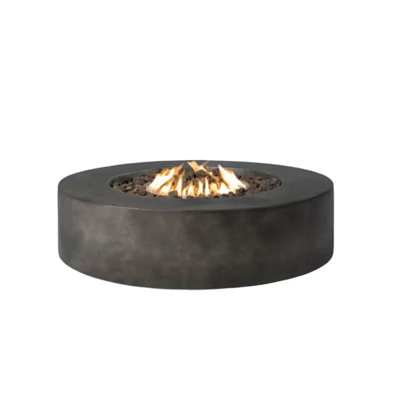 Fiber Reinforced Outdoor Fire Pit Table - Black / Gray by Unique Piece Furniture