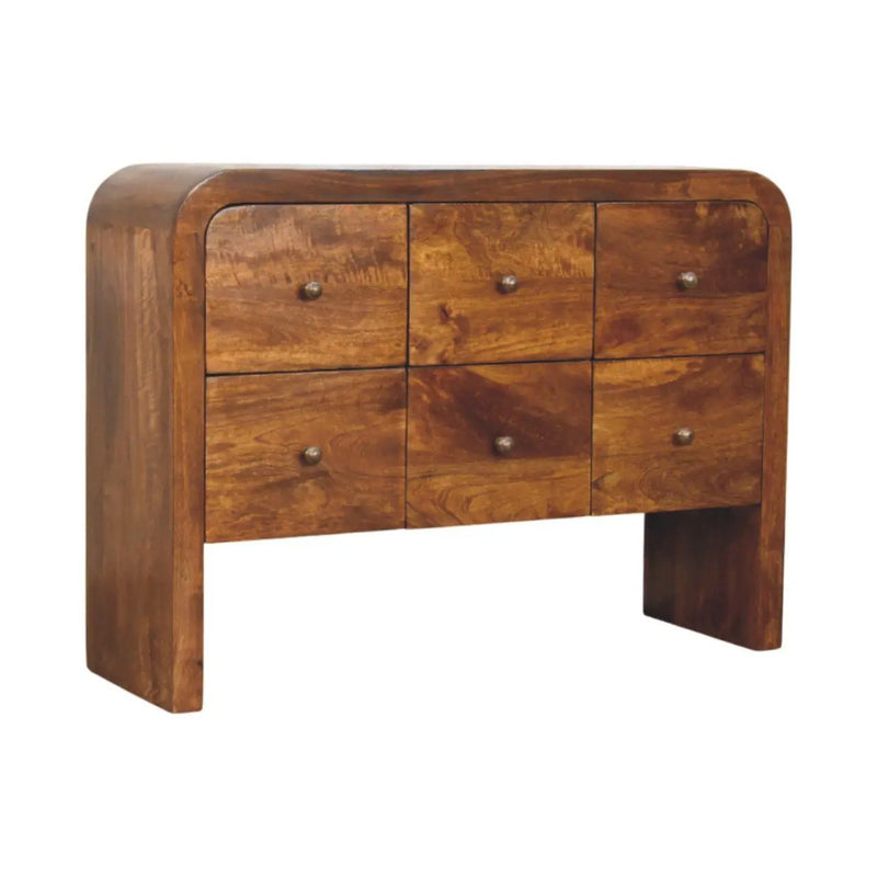 Darcy - 3 Over 3 Drawer Chest - Brown by HouseOfZazla
