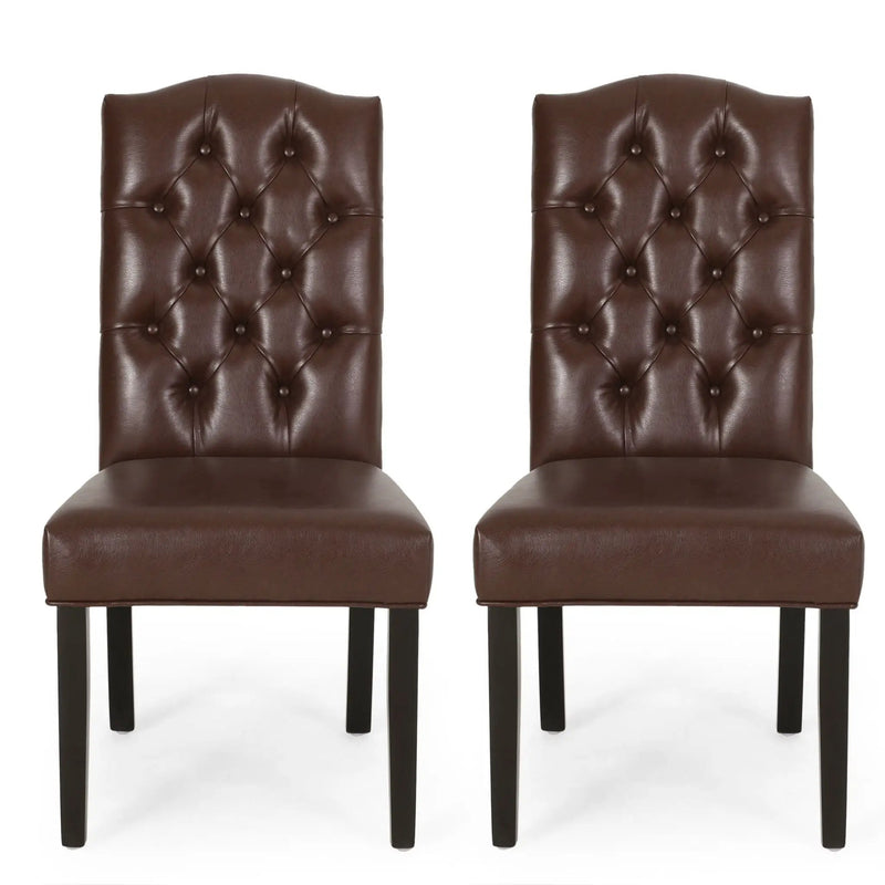 Harriet Tufted Dining Chair With Button Tufting And Diamond Stitching by HouseOfZazla
