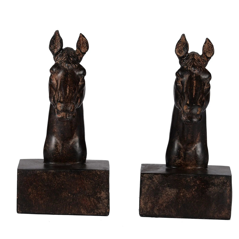S/2 5.1x4x8' Horse Bookends by HouseOfZazla