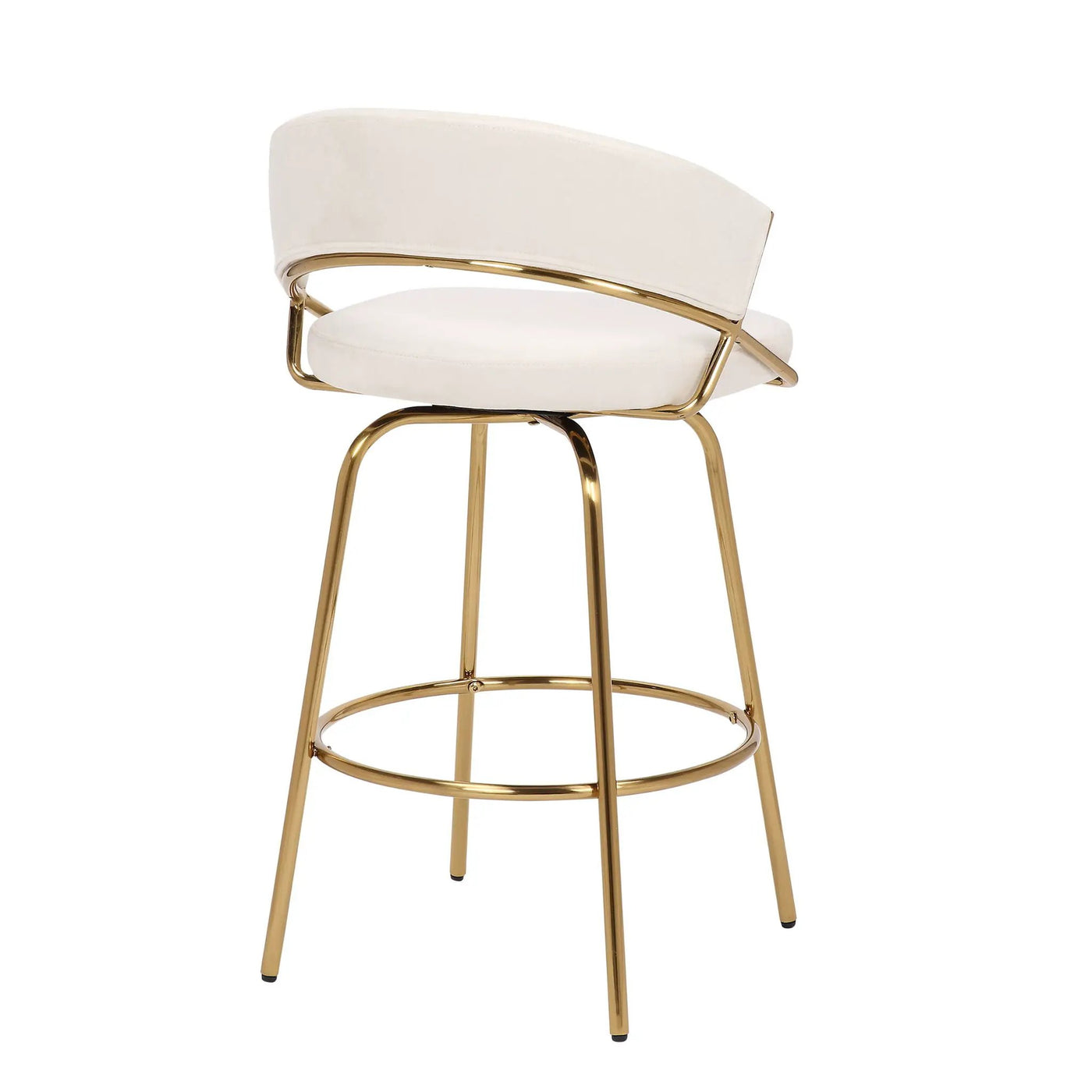 Jie - Glam Fixed Height Counter Stool (Set of 2) by HouseOfZazla
