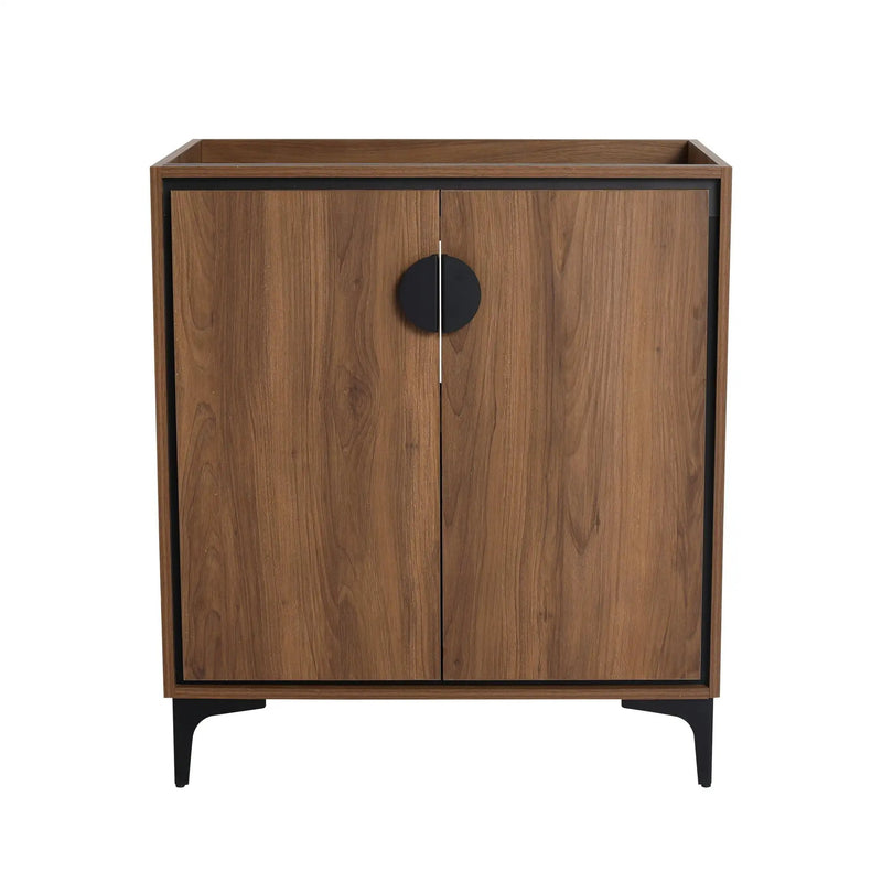 Modern Bathroom Vanity Storage Cabinet With Soft Closing Doors And Engineered Wood Construction by HouseOfZazla