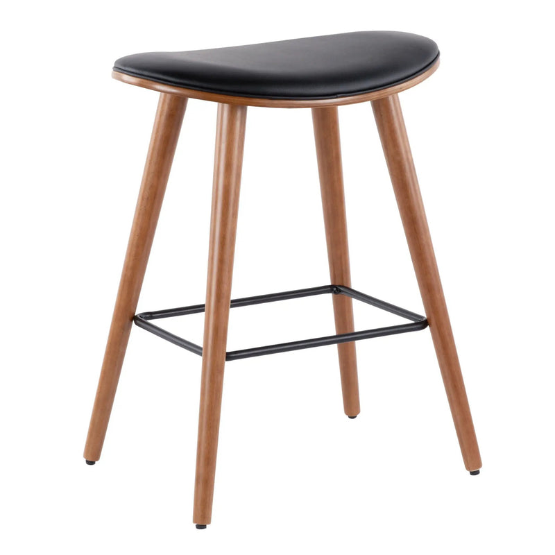 Saddle - Contemporary Counter Stool (Set of 2) by HouseOfZazla