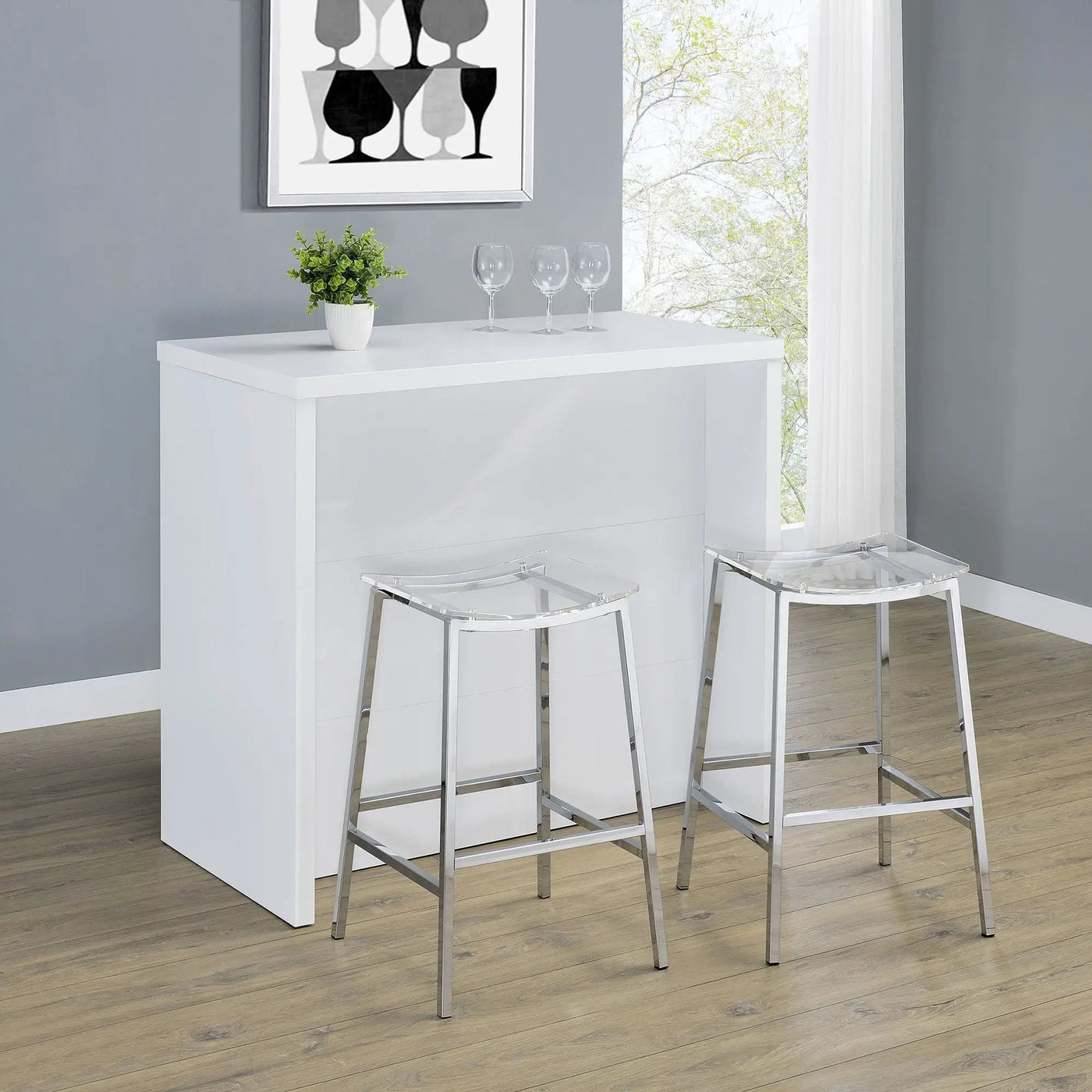 Irving - Freestanding Home Bar With Wine Storage by HouseOfZazla