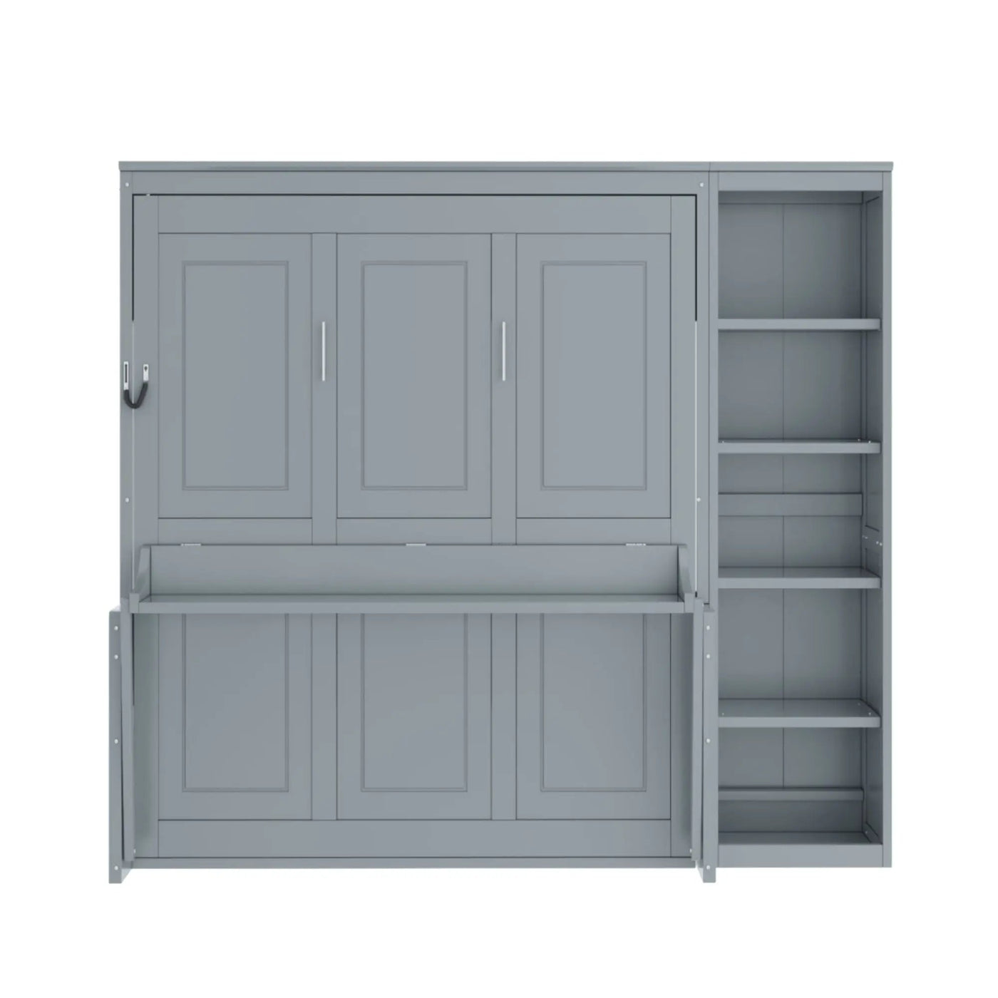 Sturdy Murphy Bed With Desk And Bookshelf by Unique Piece Furniture
