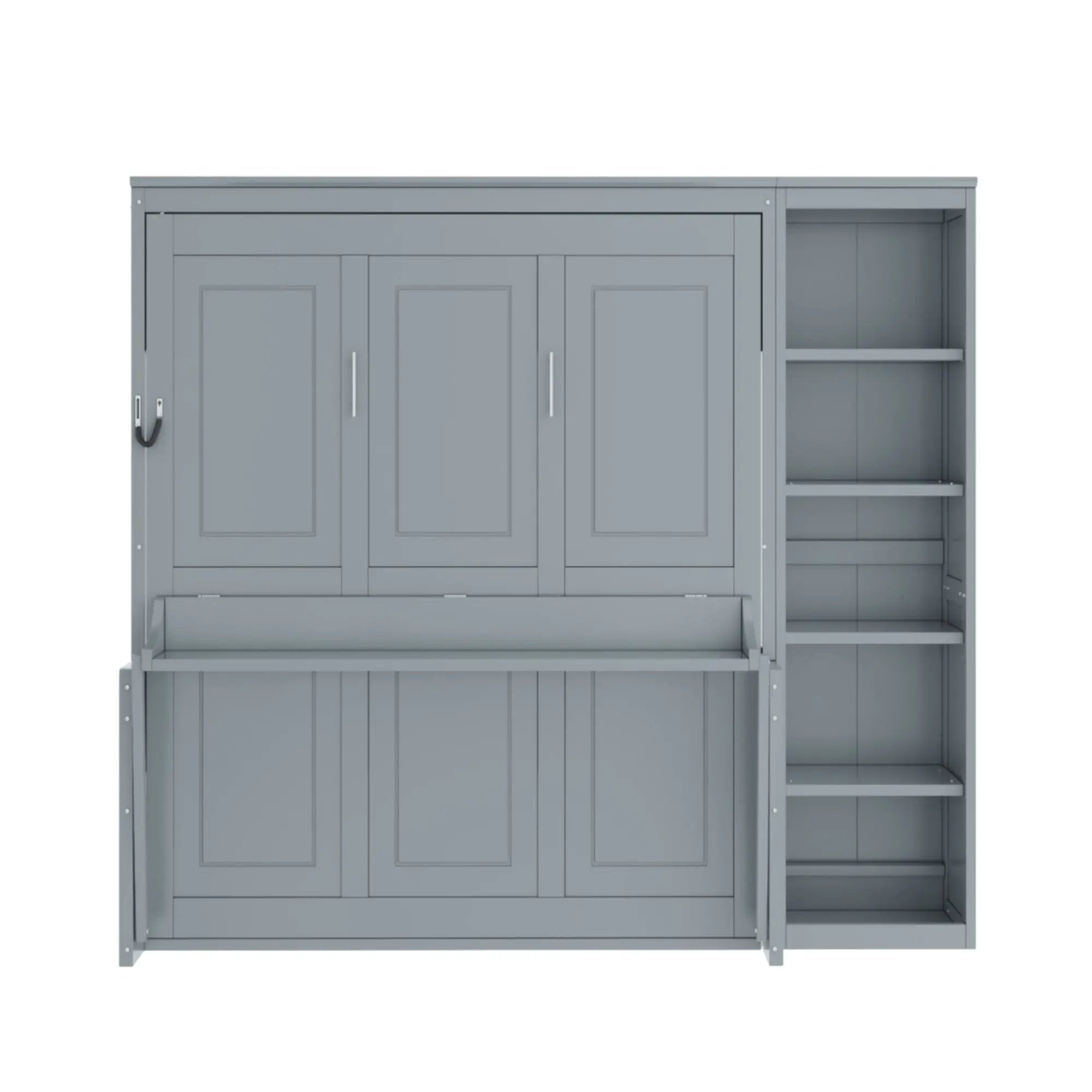 Sturdy Murphy Bed With Desk And Bookshelf by Unique Piece Furniture