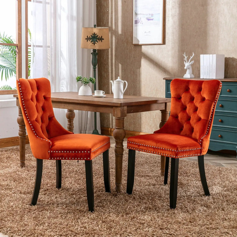 Nikki - High-End Tufted Dining Chair (Set of 2) by Unique Piece Furniture