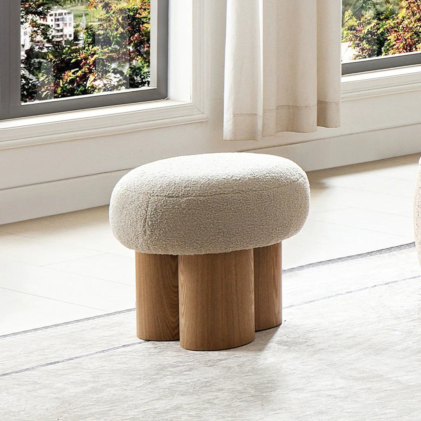 Versatile Mushroom Stool With Cushion by HouseOfZazla