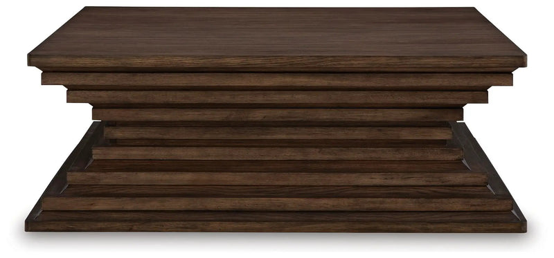 Hannodream - Square Cocktail Table - Warm Brown by Unique Piece Furniture