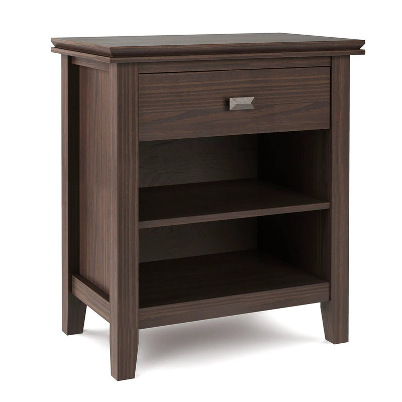 Artisan - Bedside Table - Warm Walnut Brown by HouseOfZazla