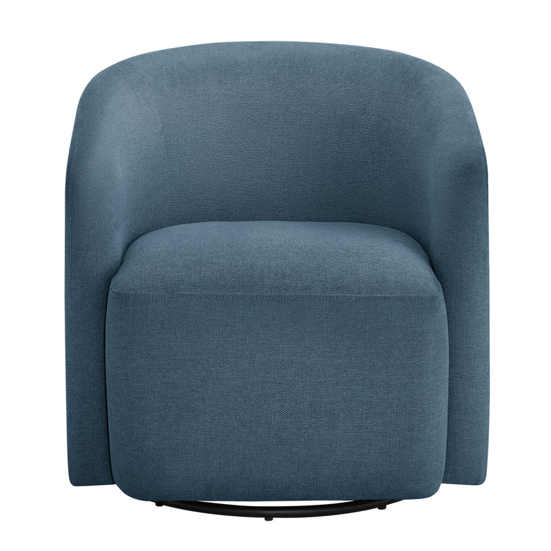 Ardena - Modern Swivel Barrel Chair by HouseOfZazla