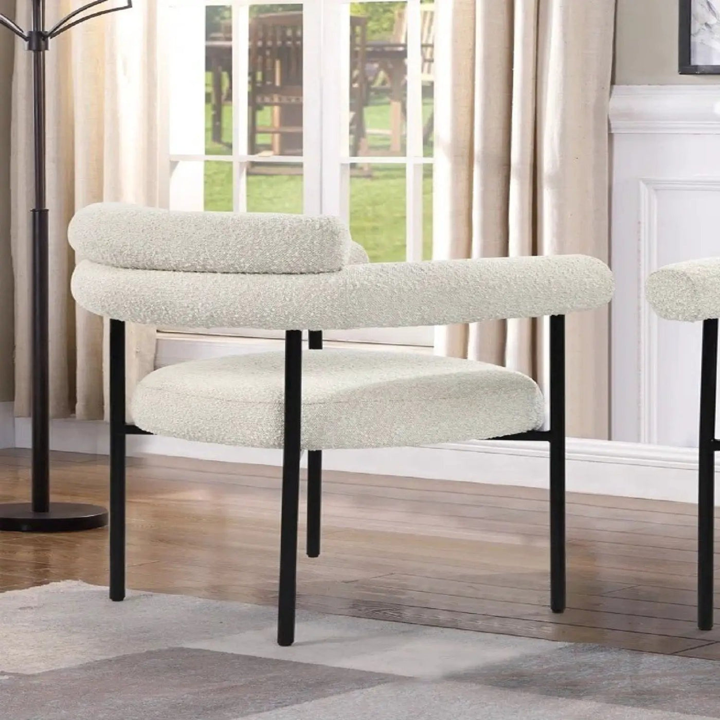 Upholstered Accent Dining Chairs With Armrests (Set of 2) by HouseOfZazla