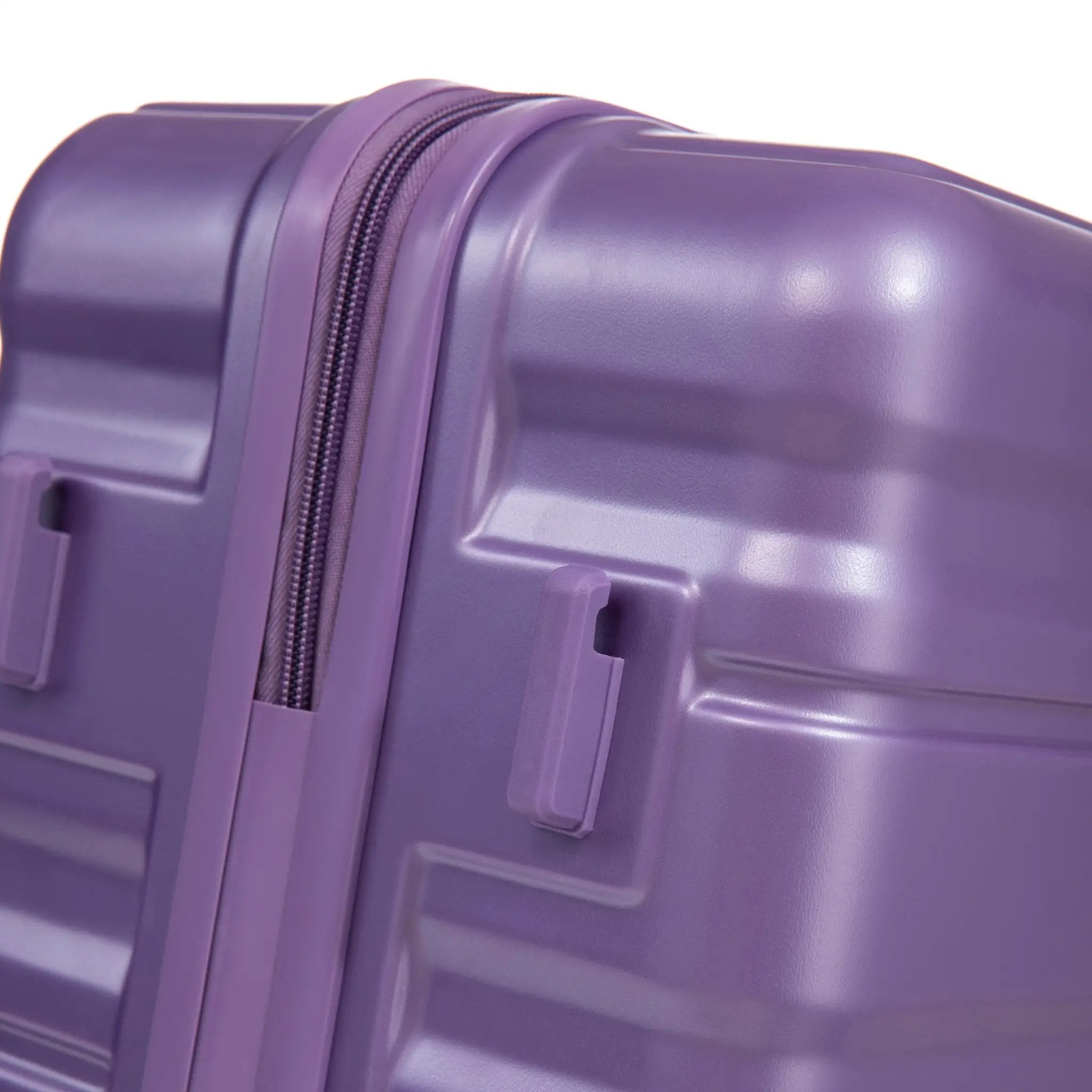 HIFINE Tourist 3-Piece ABS Spinner Wheel Luggage Set (Purple) by HouseOfZazla