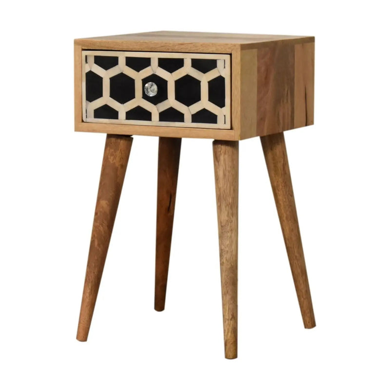 Inlay Bone Inlay Drawer Nightstand by HouseOfZazla