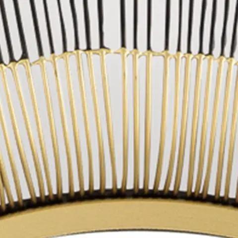 Dallmen - Accent Mirror - Black / Gold Finish by Unique Piece Furniture