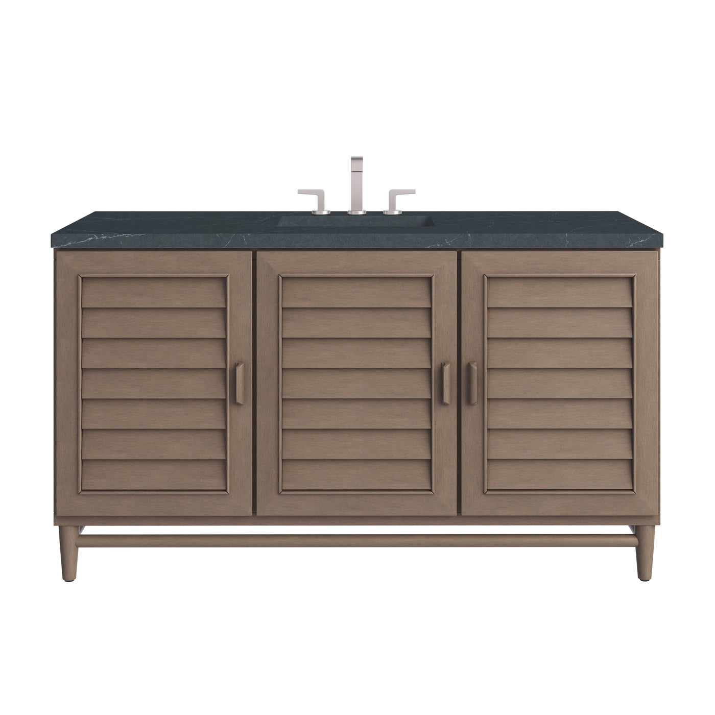 James Martin Portland 60" Single Bathroom Vanity, Whitewashed Walnut, view 32