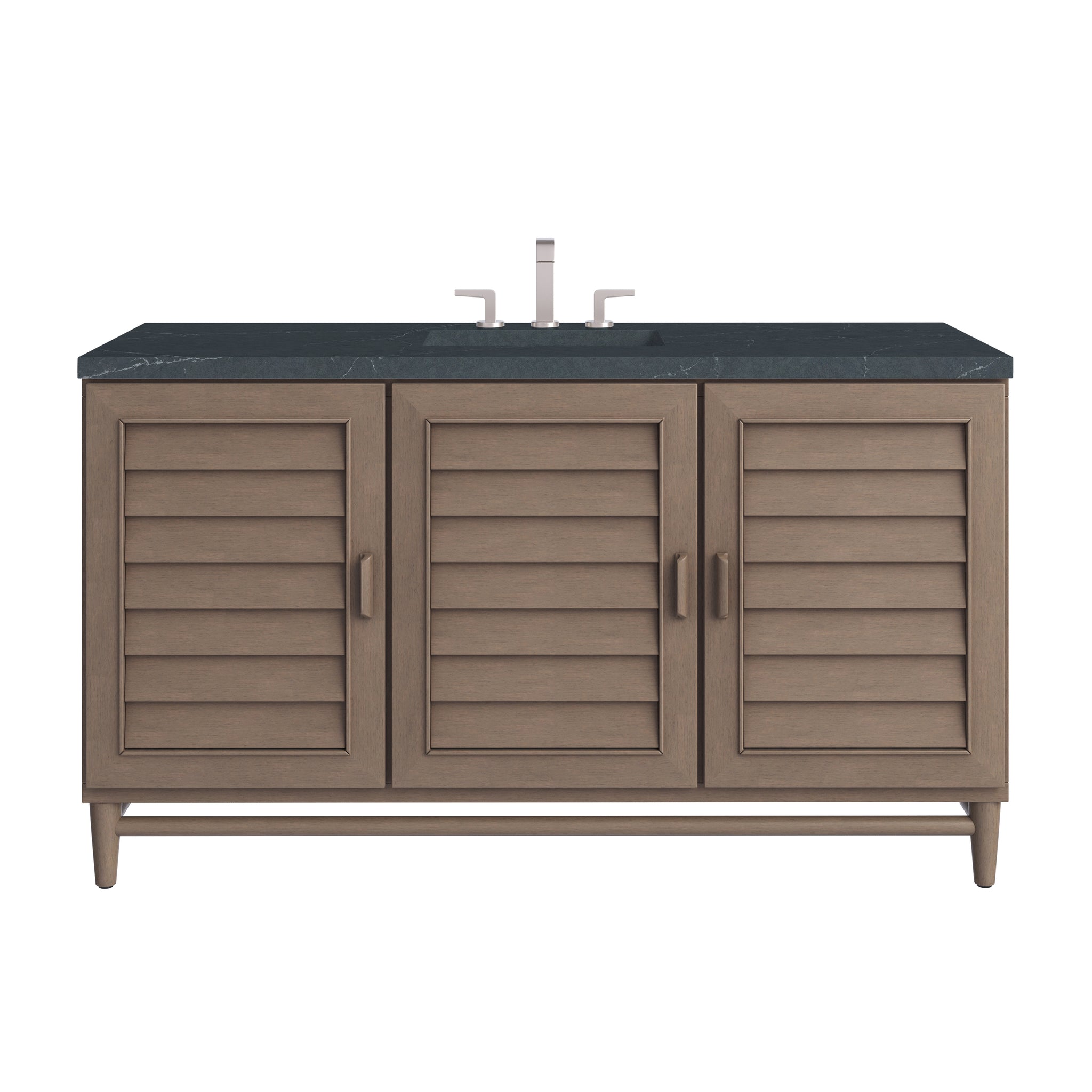 James Martin Portland 60" Single Bathroom Vanity, Whitewashed Walnut, view 32