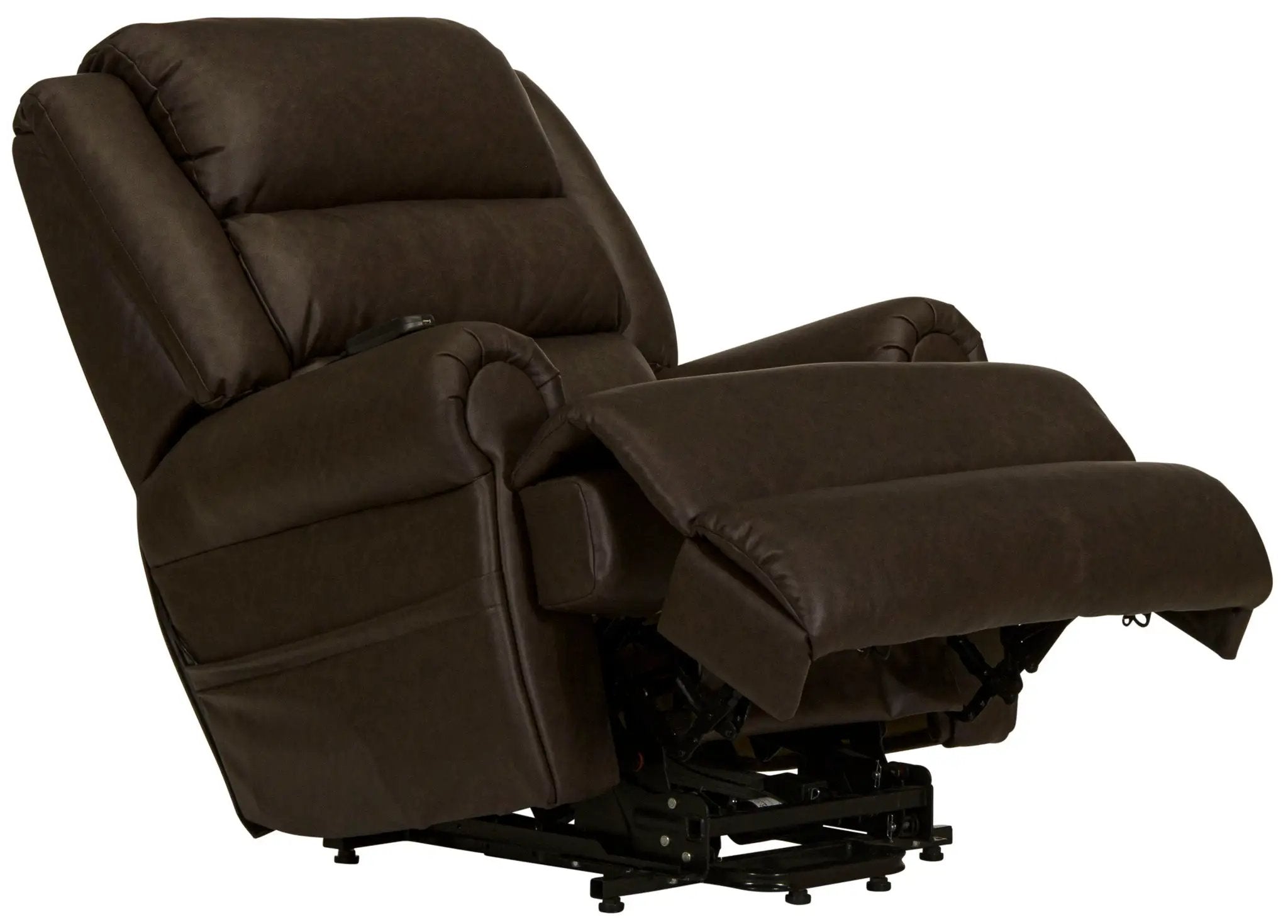 Muncy - Power Lift Chaise Recliner With Dual Motor & Zero Gravity - Walnut by Unique Piece Furniture