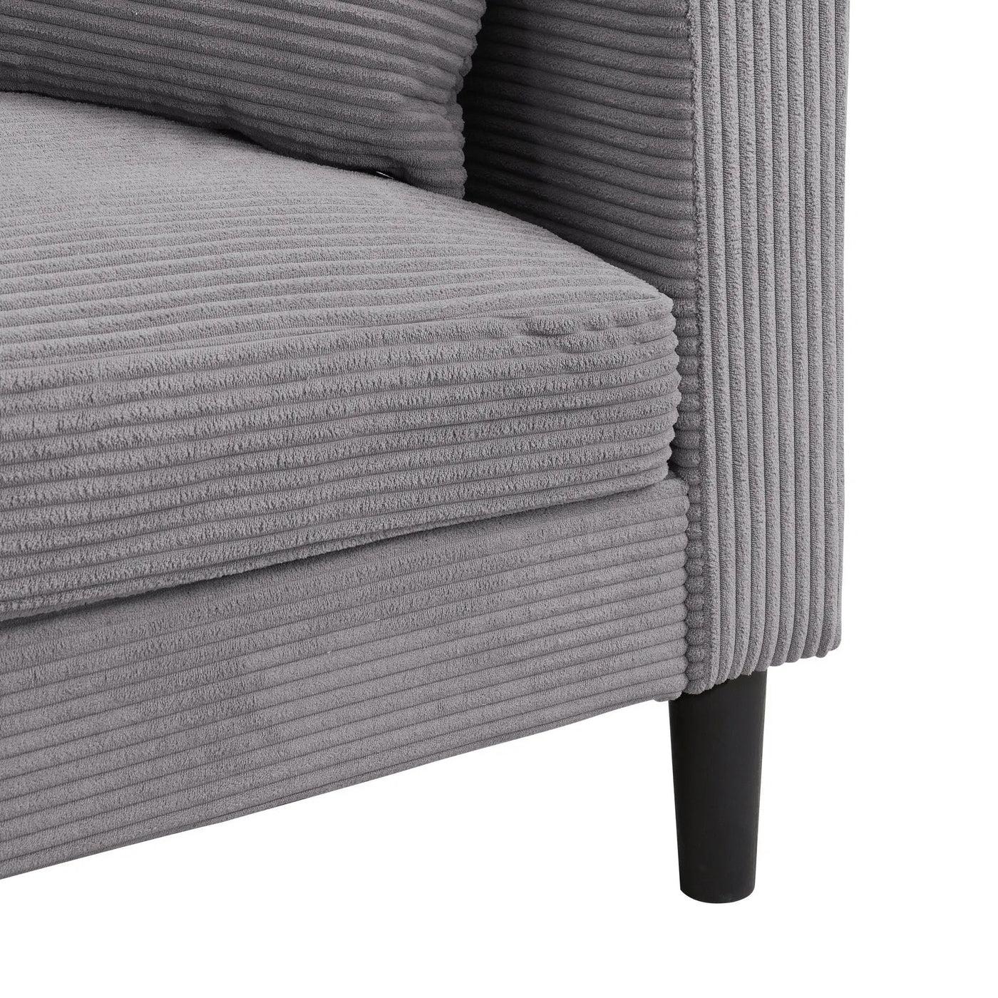 Modern Upholstered Loveseat Sofa, High Resilience by HouseOfZazla