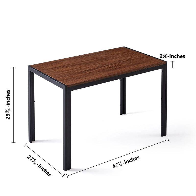 Creative Design Veneered MDF Wood Structure Rectangular Walnut Dining Table - Walnut by Unique Piece Furniture