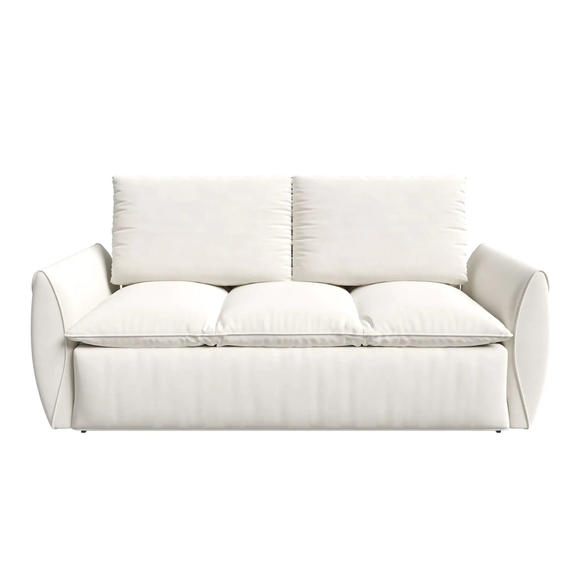 Pull Out Sofa Bed, 3 Seat Convertible Sleeper Sofa With 2 In 1 Pillow And Blanket Set by HouseOfZazla