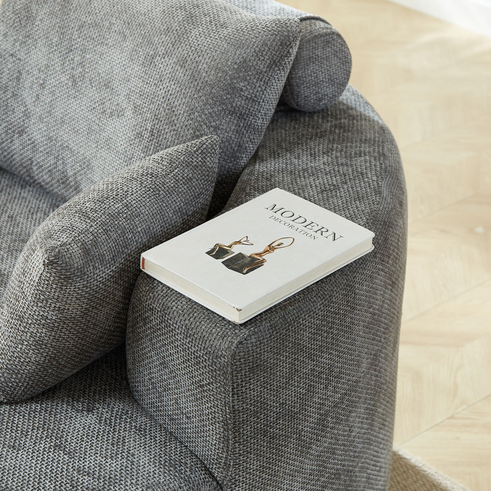 Single Sofa, Sleeper Chair For Living Room - Gray by HouseOfZazla