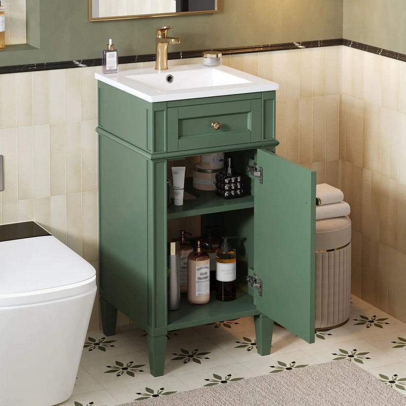 French Style Bathroom Vanity With Sink