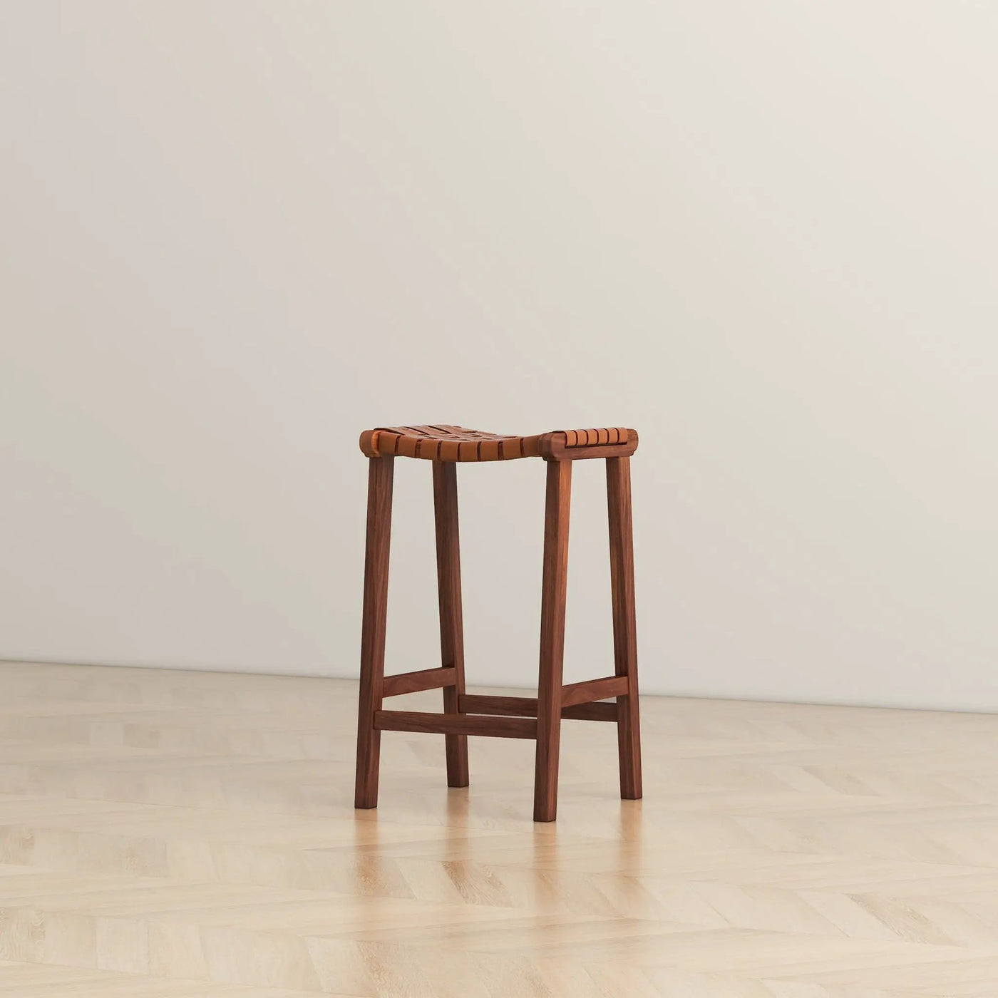 James - Mid-Century Modern Genuine Counter Stool by Unique Piece Furniture