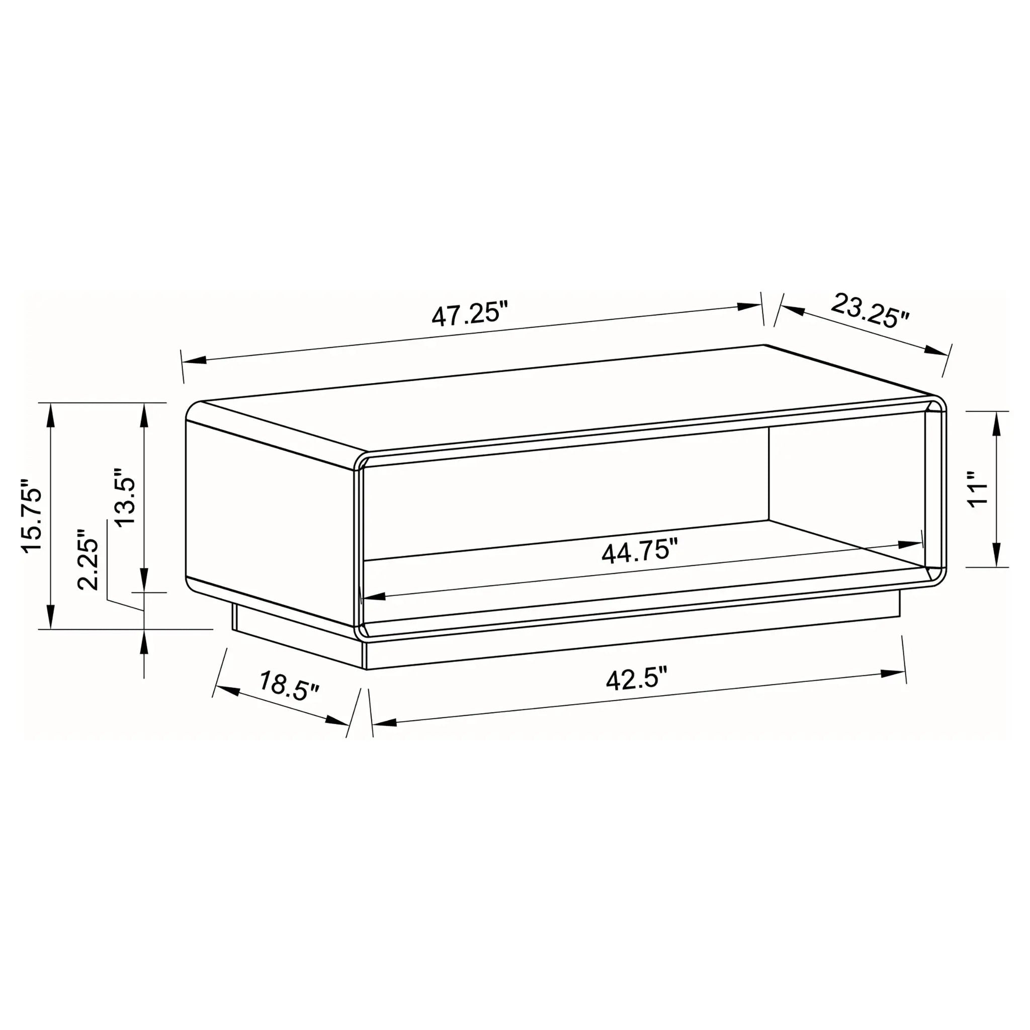 Fletcher - Table With Open Shelf by HouseOfZazla