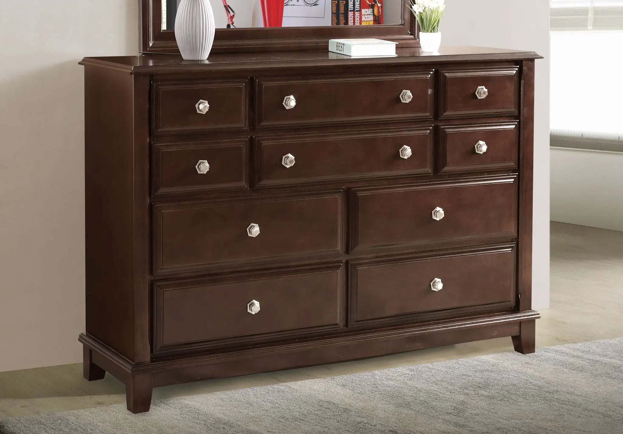 Ashford - Dresser - Cappuccino by Unique Piece Furniture