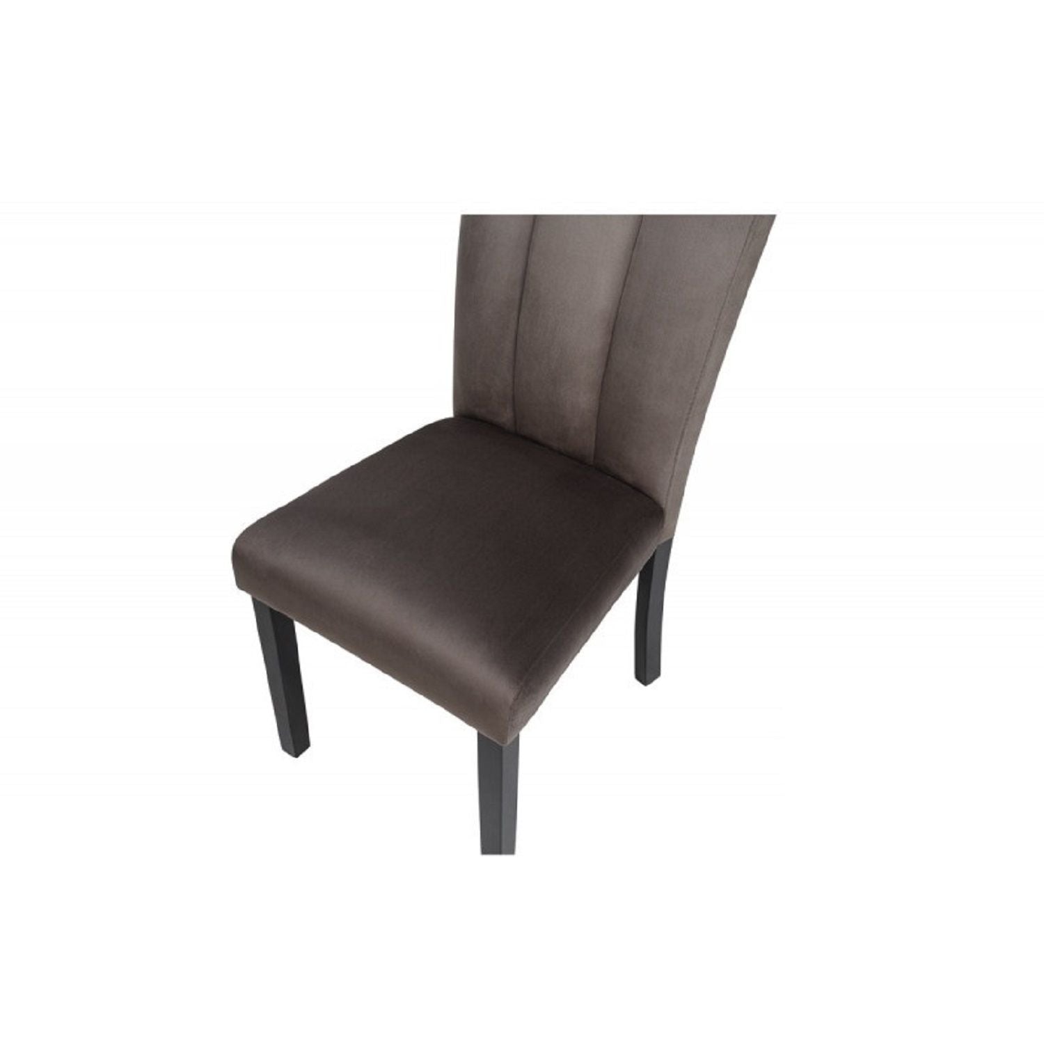 Dining Chairs With Pedestal Base (Set of 2) - Black / Brown by HouseOfZazla