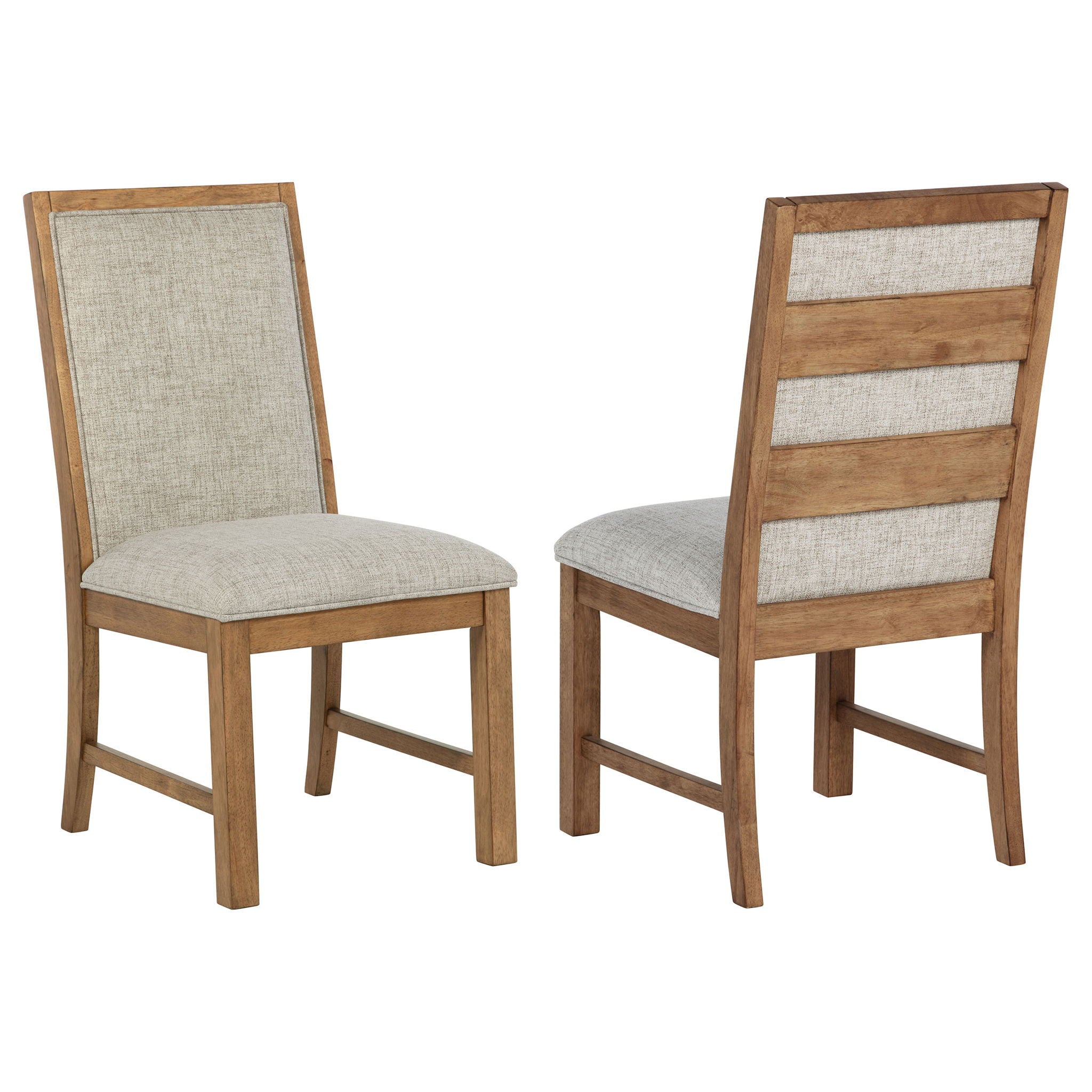 Survista - Upholstered Dining Side Chair (Set of 2) - Brown by HouseOfZazla